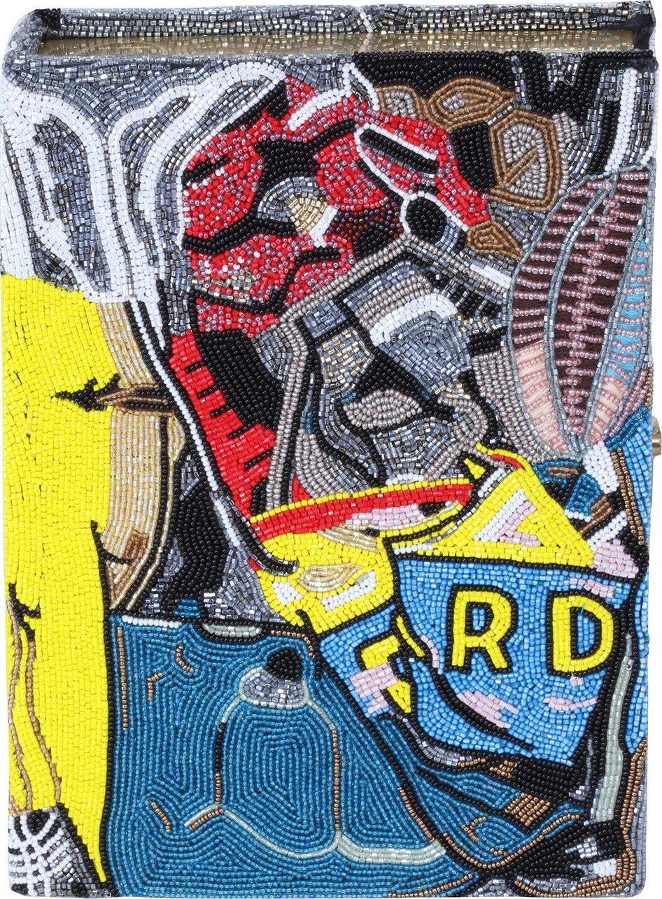 Olympia Le-Tan Compression Car Ricard Cesar Sculpture Book Clutch Bag