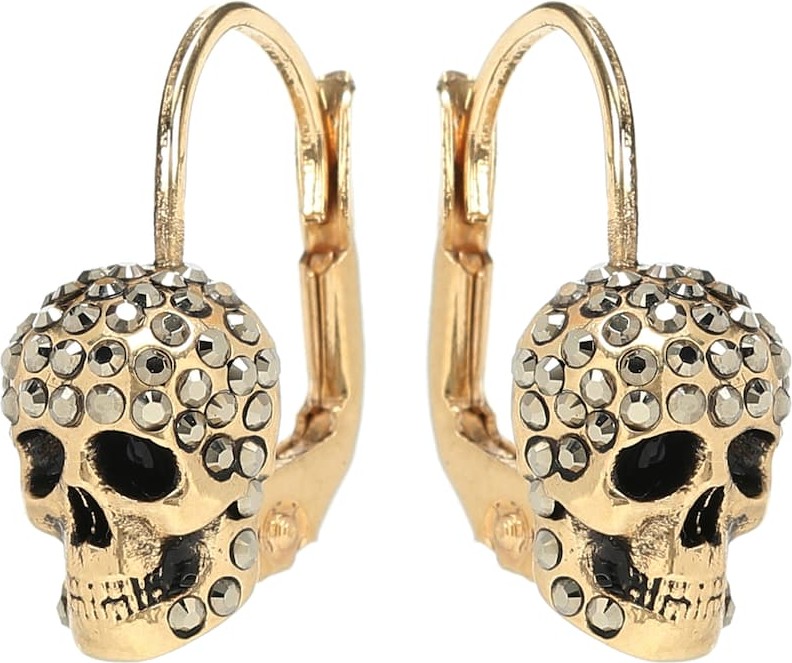Alexander McQueen Crystal-embellished earrings