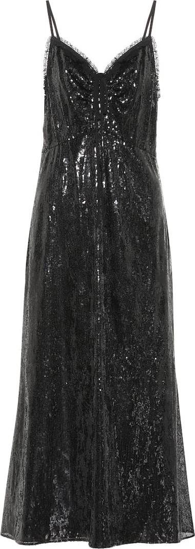 Miu Miu Sequined midi dress