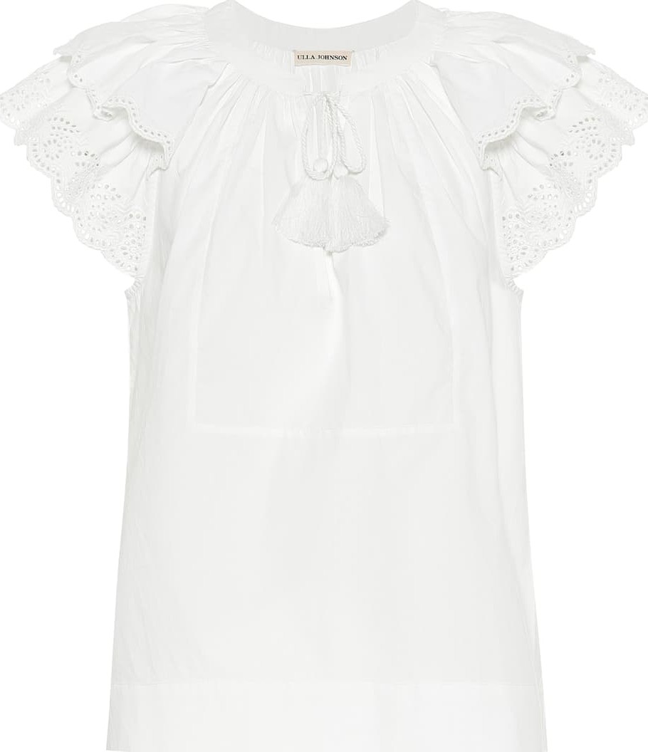 Ulla Johnson Elm ruffled cotton top