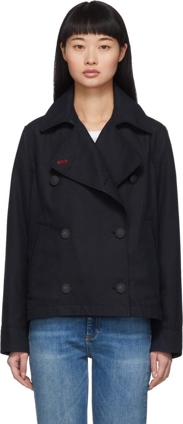 Rag & Bone Navy Ardeana Cropped Jacket