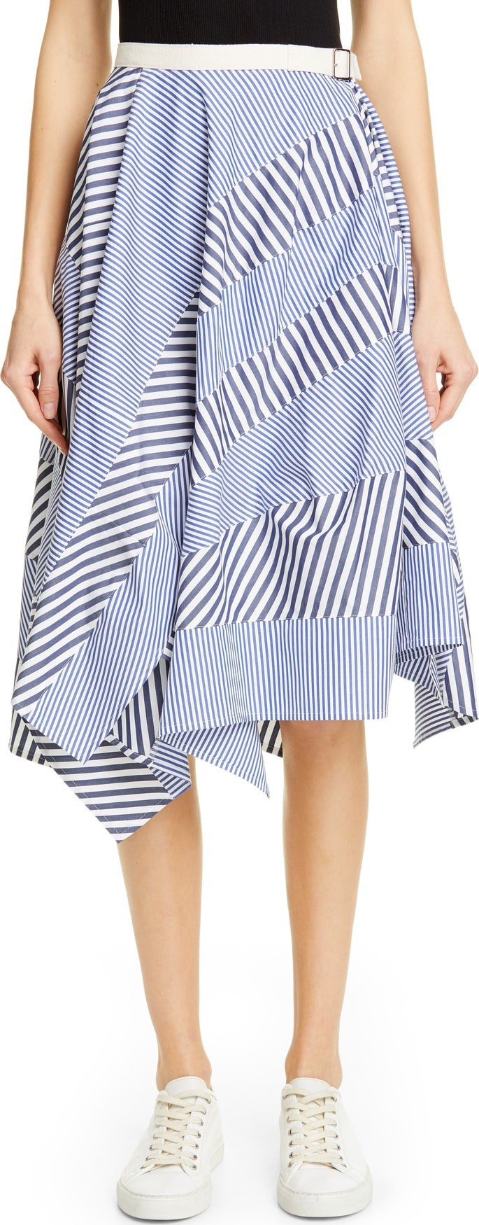 Tricot Comme des Garçons Multistripe Cotton Skirt