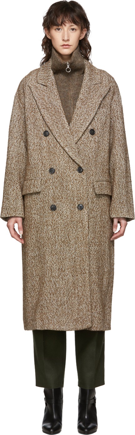 Isabel Marant Etoile Brown Habra Coat