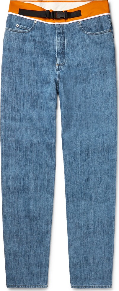 Maison Margiela Shell-Trimmed Denim Jeans
