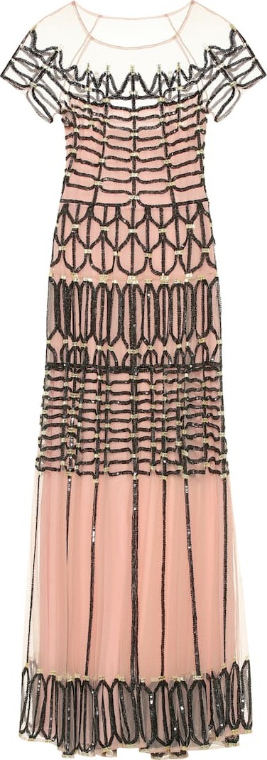 Temperley London Clio embellished tulle dress