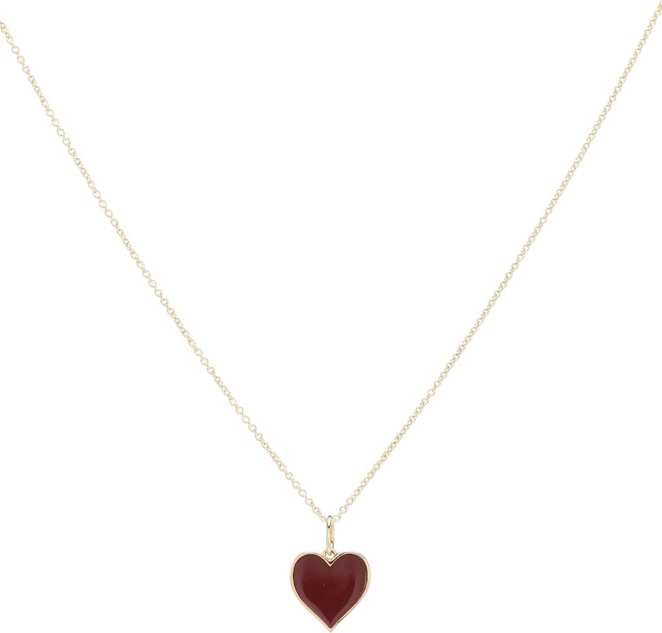Sydney Evan Heart 14kt yellow gold necklace
