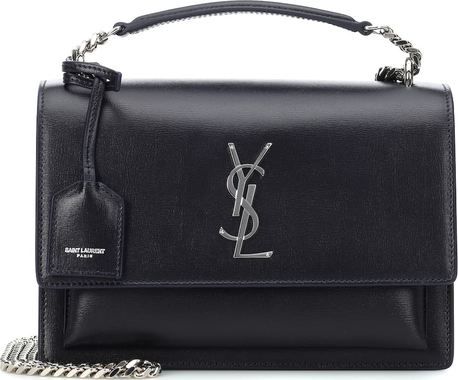 Saint Laurent Medium Sunset Monogram leather shoulder bag