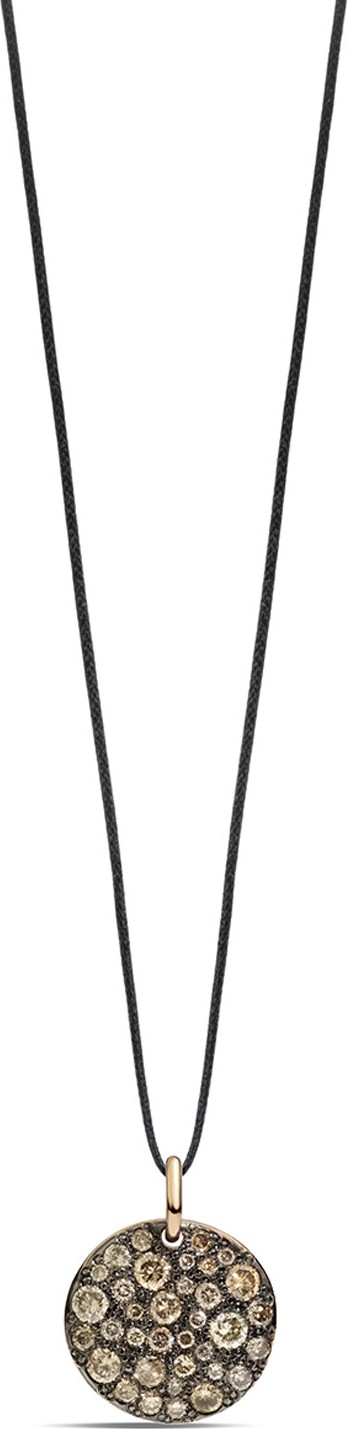 Pomellato Sabbia 18k Rose Gold & Brown Diamond Pendant