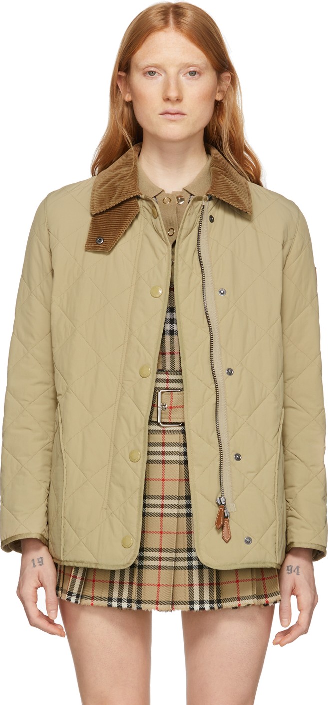 Burberry London England Beige Cotswald Jacket