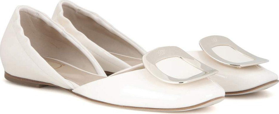 Roger Vivier Chips patent leather ballerinas