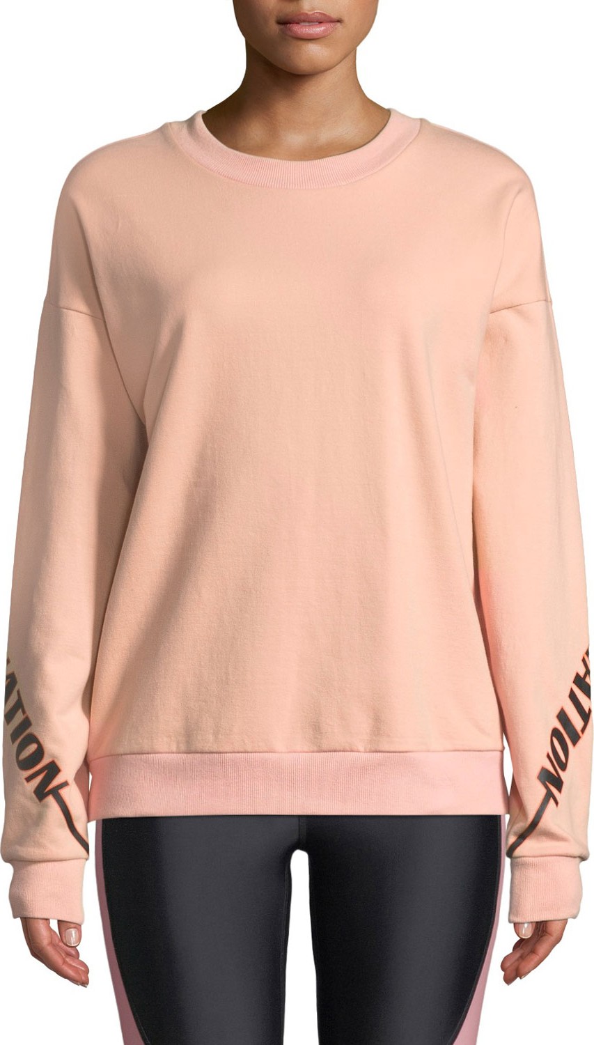 P.E Nation The Half-Run Crewneck Cotton Sweatshirt