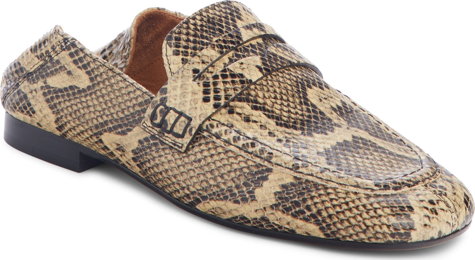 Isabel Marant Fezzy Snakeskin Embossed Convertible Loafer Isabel Marant Fezzy Snakeskin Embossed Convertible Loafer