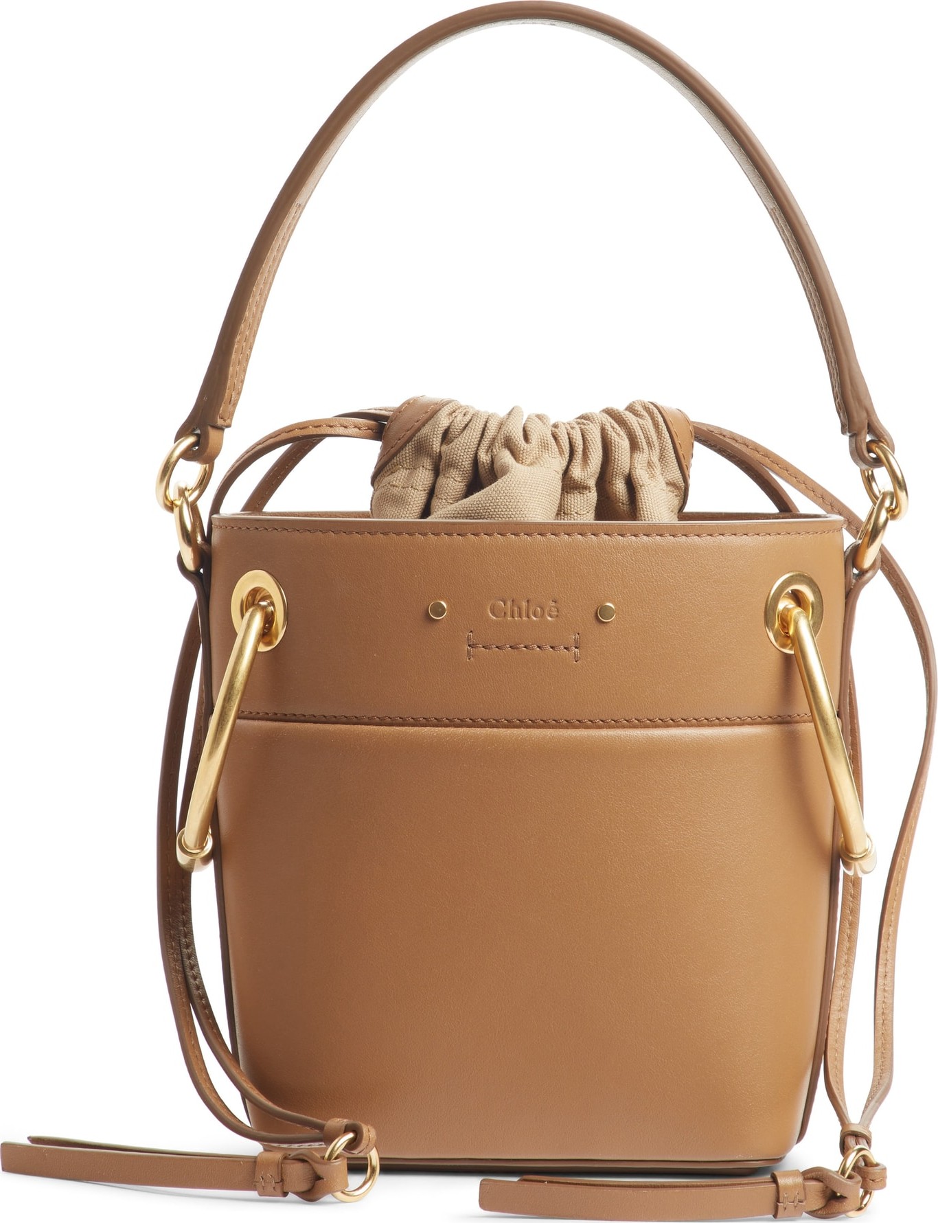 Chloe Roy Small Leather Bucket Bag