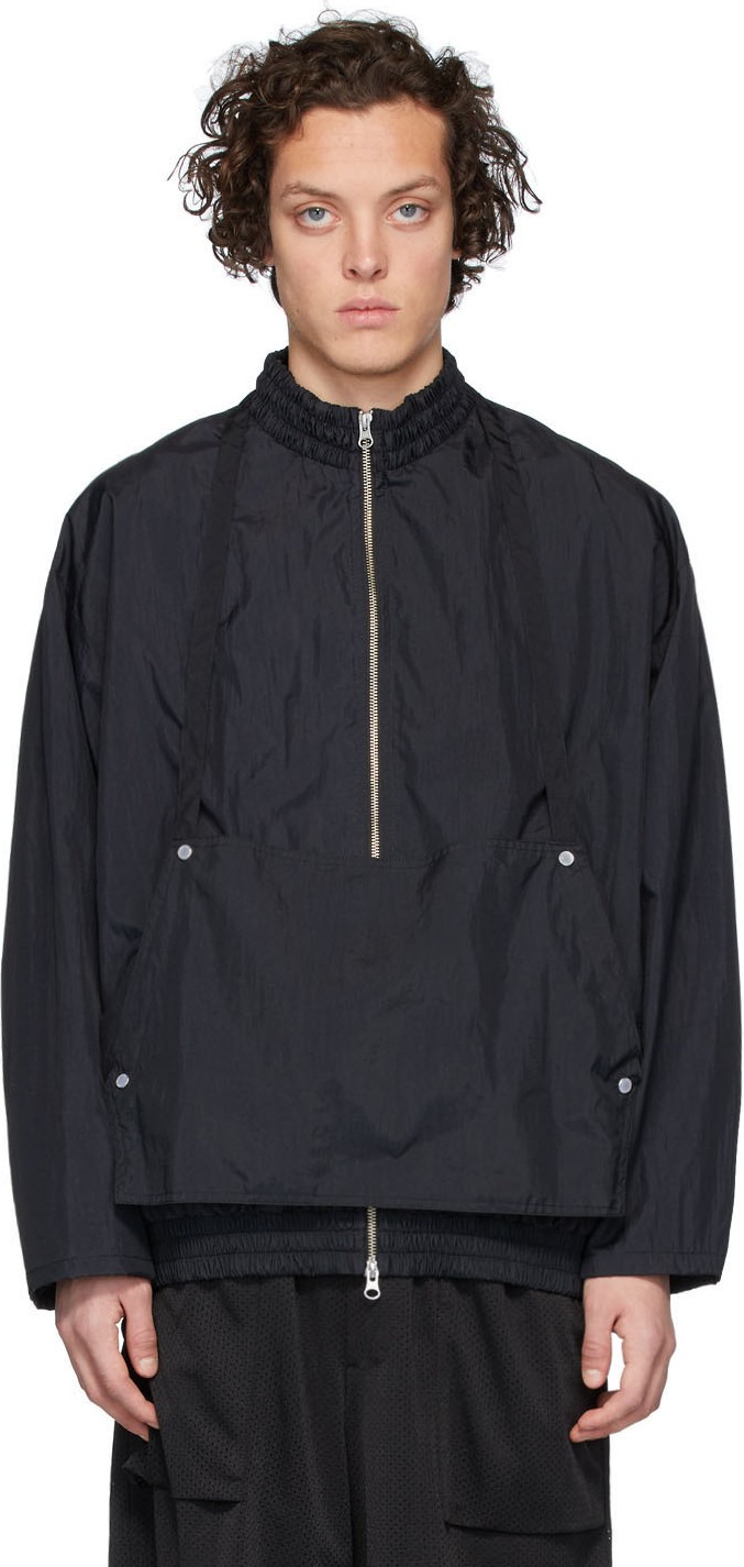 Goodfight Black Commuter Windbreaker Jacket