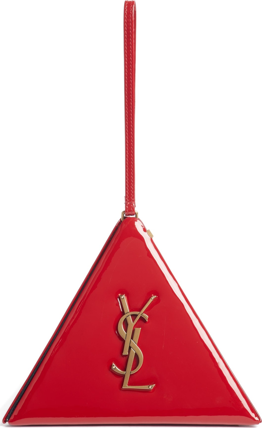 Saint Laurent Pyramid Patent Minaudière
