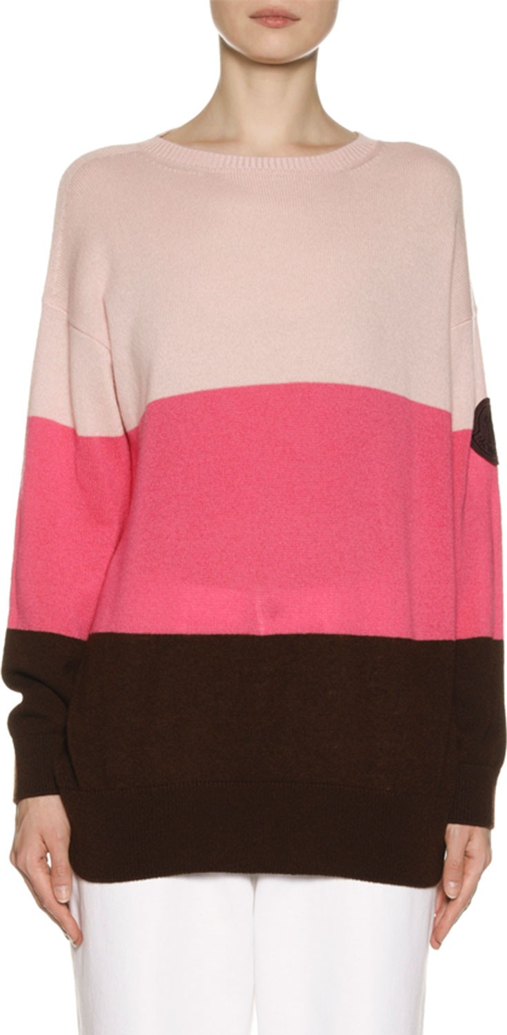 Moncler Cashmere Colorblock Sweater