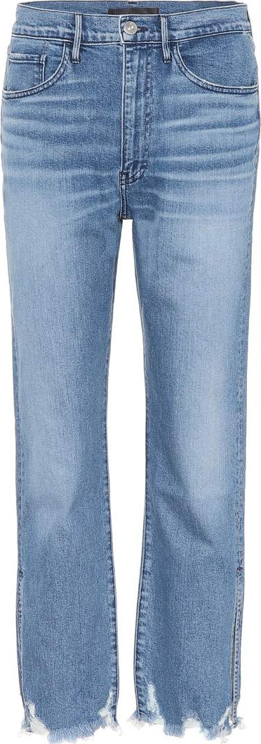 3X1 W4 Relaxed Split cropped jeans