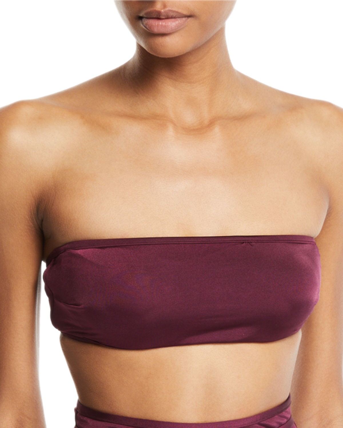 DIANE von FURSTENBERG Floral-Print Straight Bandeau Bikini Top