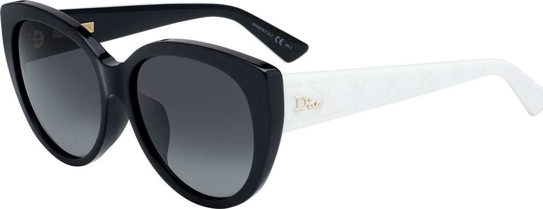 Dior Lady1NFS Two-Tone Acetate Round Sunglasses