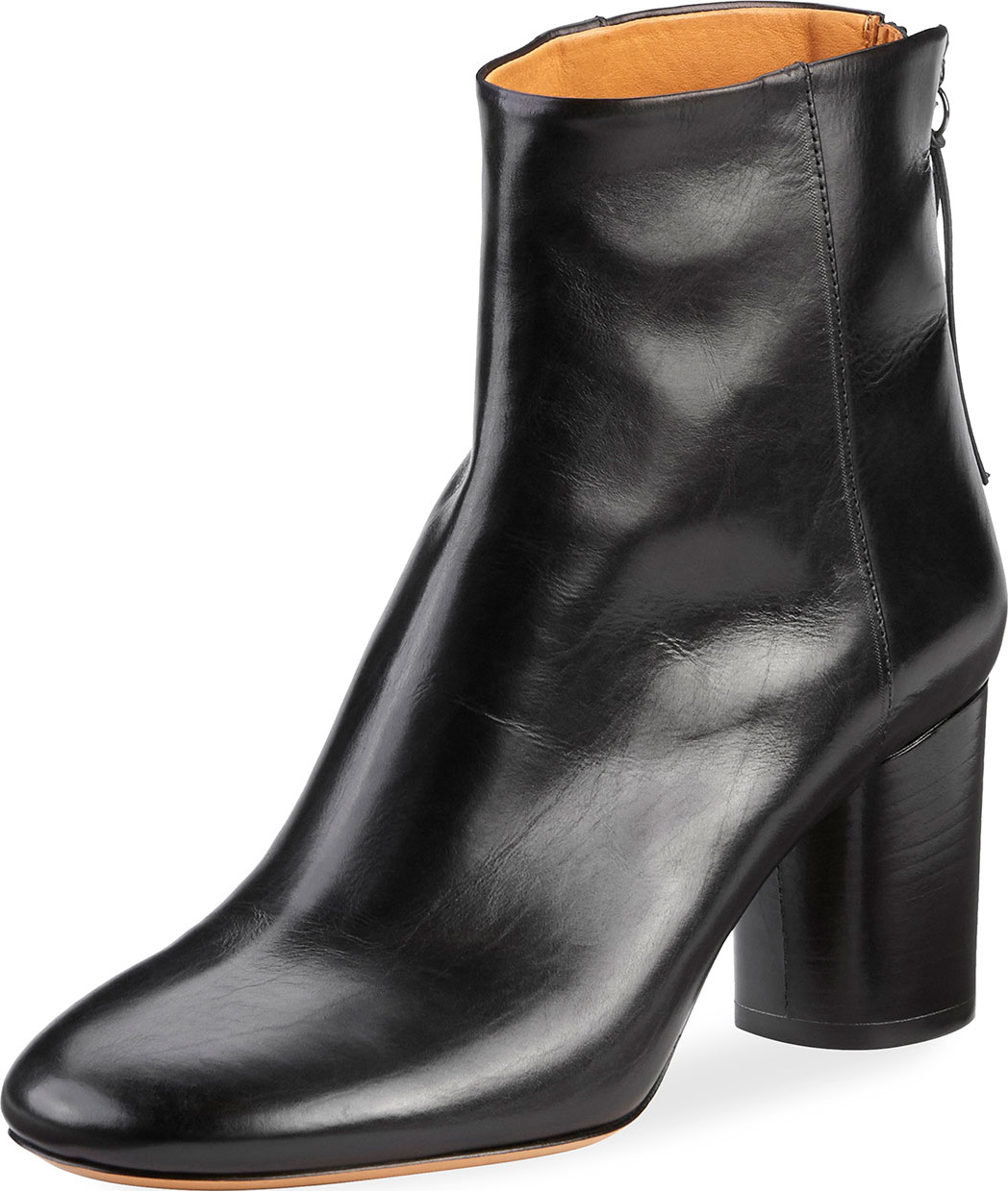 Isabel Marant Ritza Leather Block-Heel Boot