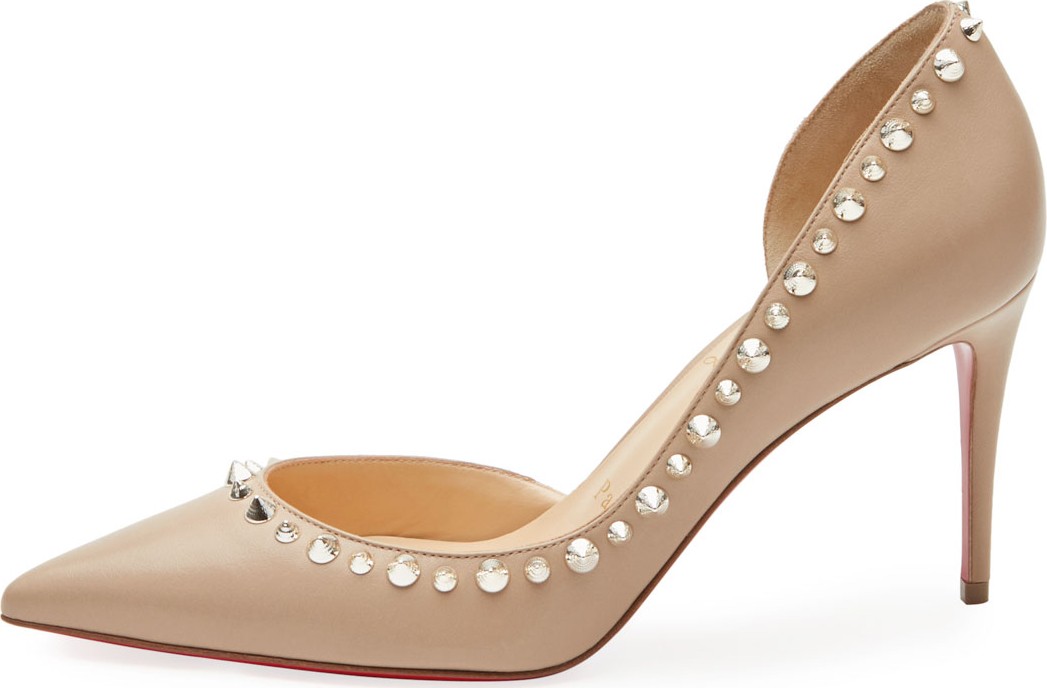 Christian Louboutin Irishell Studded Red Sole Pumps