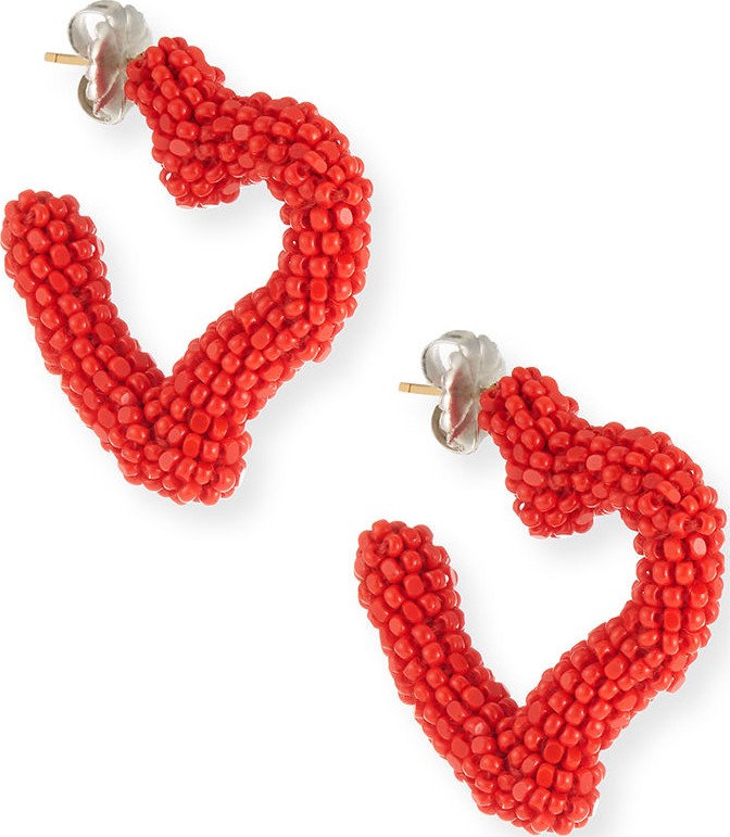 Sachin & Babi Mini Heart Hoop Earrings