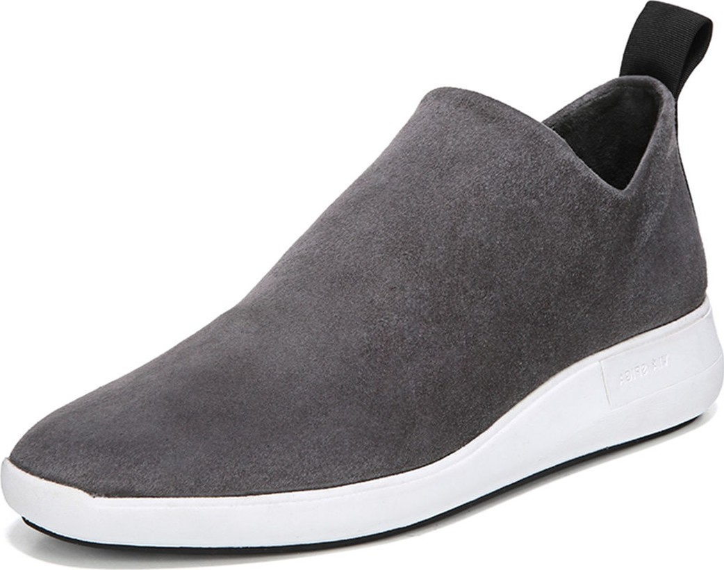 Via Spiga Marlow Stretch-Suede Sock Sneakers