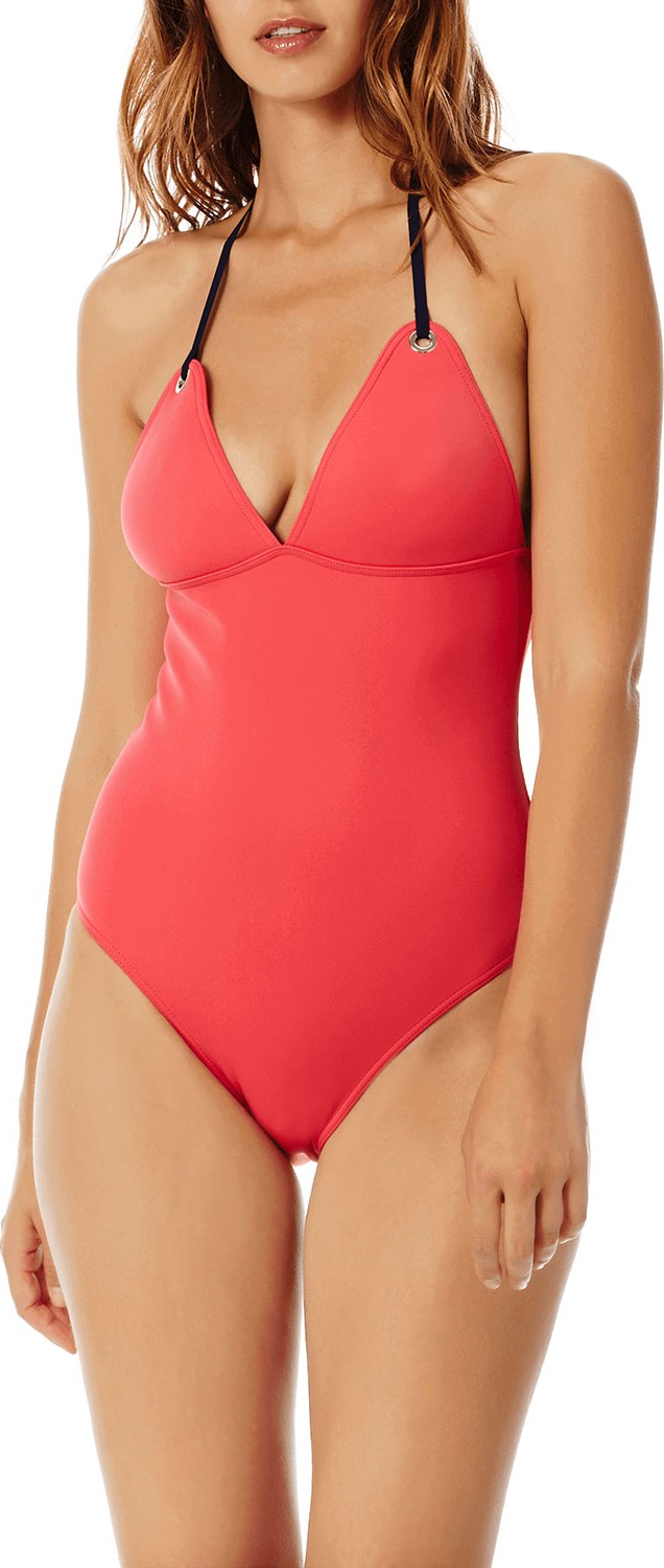 Vilebrequin Neoprene Halter One-Piece Swimsuit