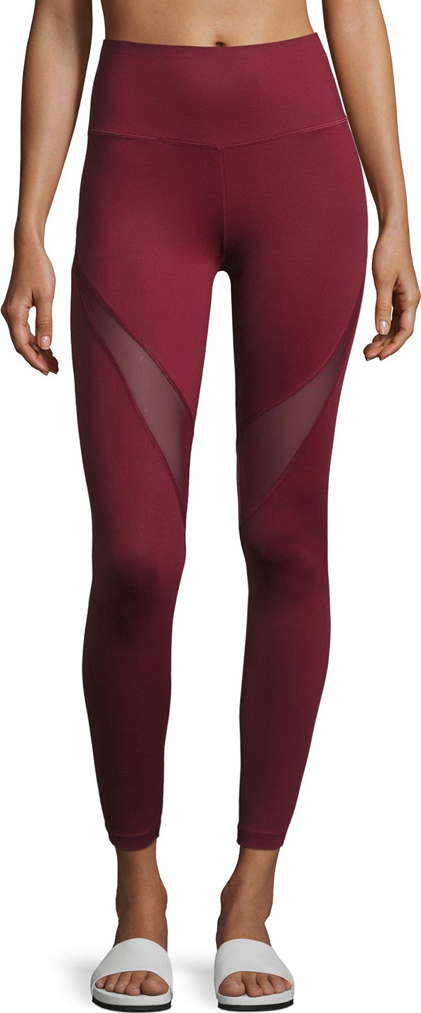 Varley Windsor Mesh-Panel Sport Leggings