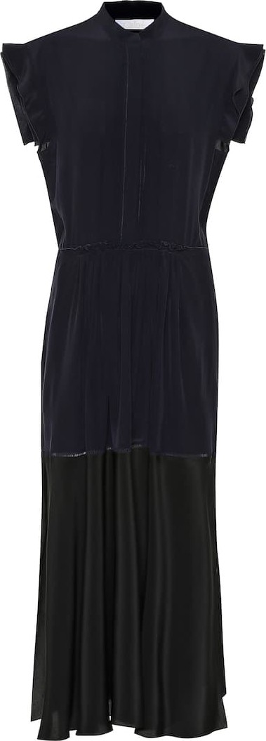 Chloe Silk crêpe midi dress