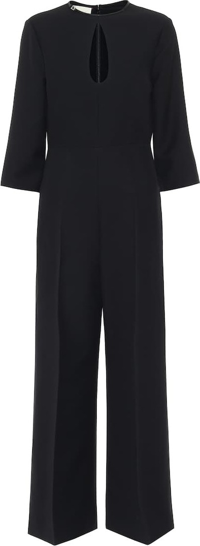 Gucci Silk and wool-crêpe jumpsuit