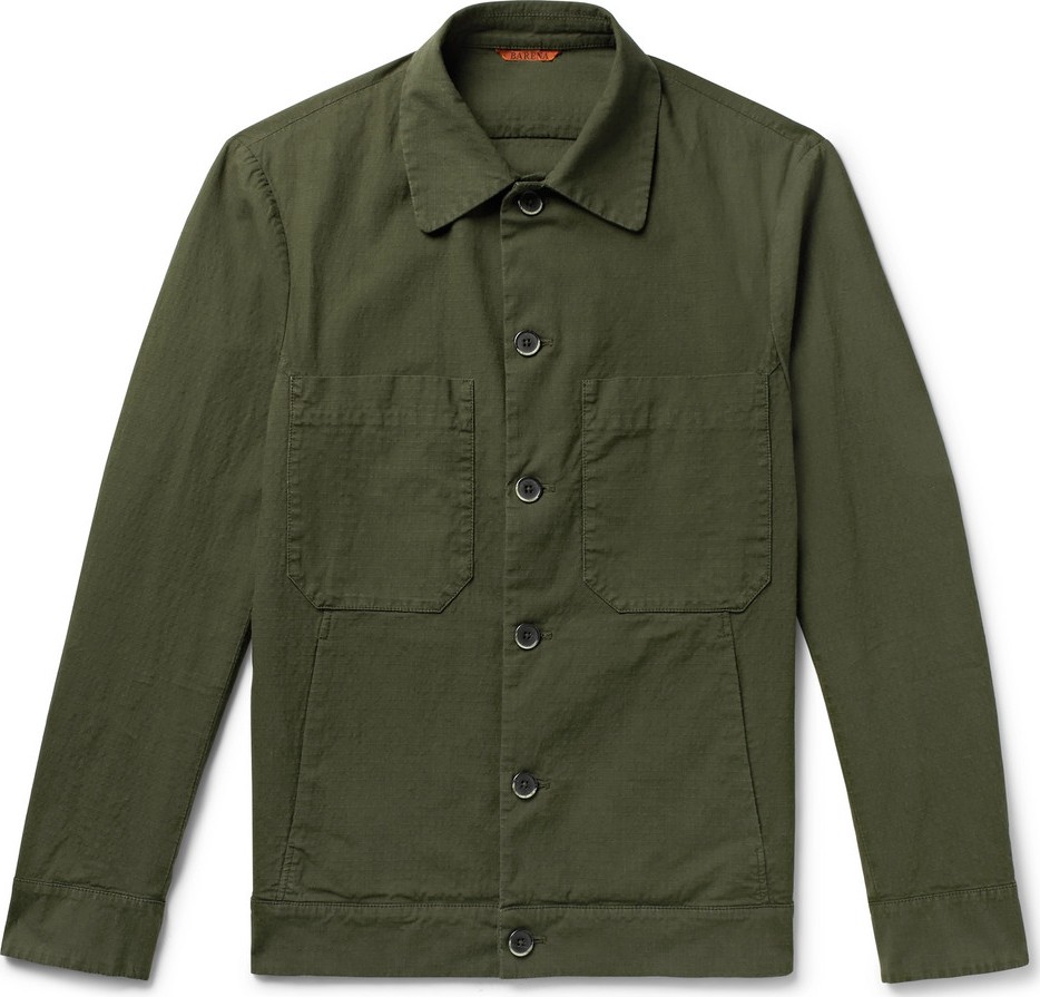 Barena Cotton-Blend Ripstop Overshirt