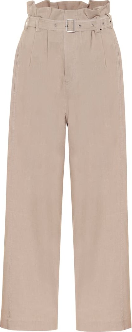 Low Classic Wide-leg paperbag pants