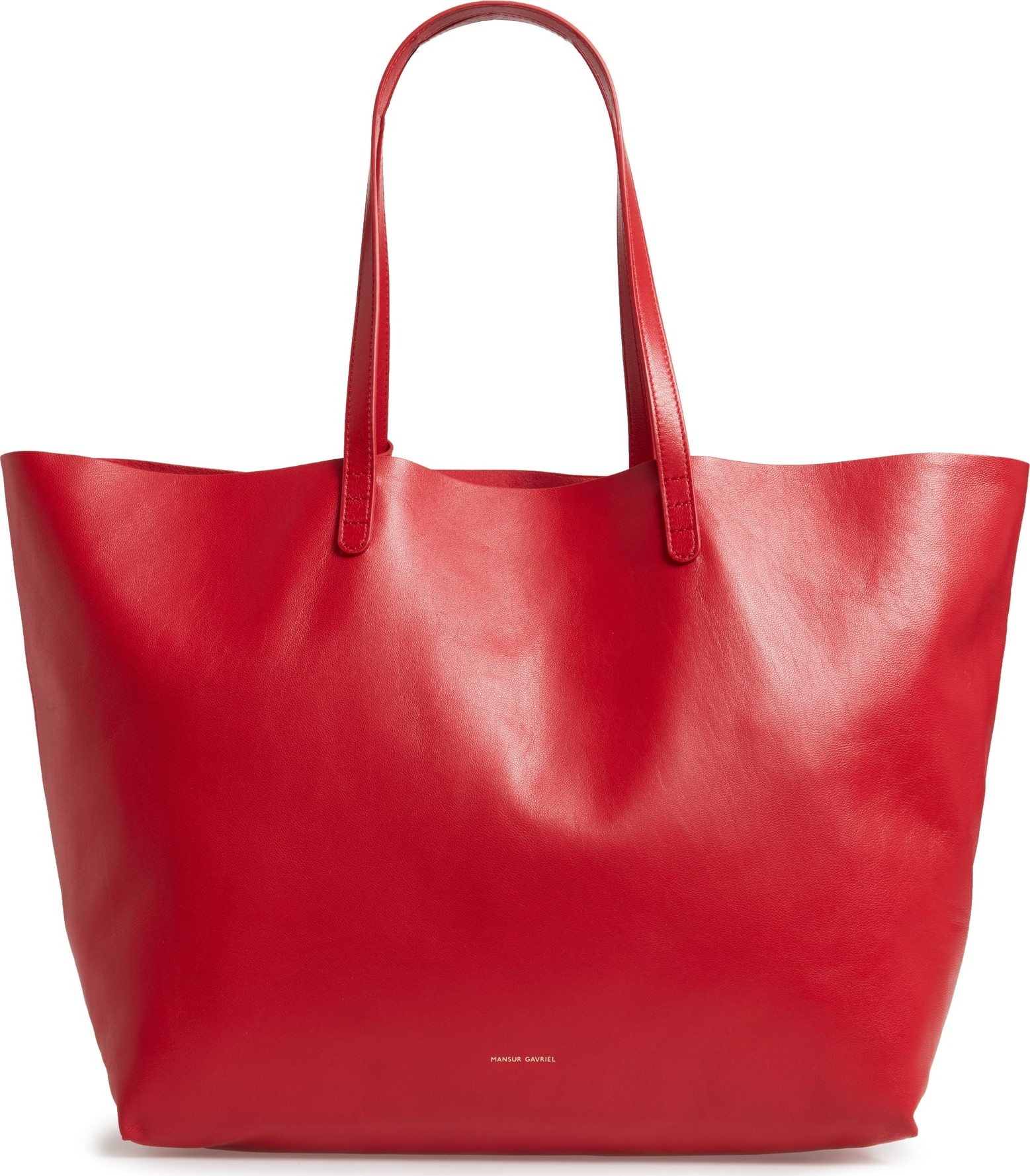 Mansur Gavriel Oversize Lambskin Leather Tote