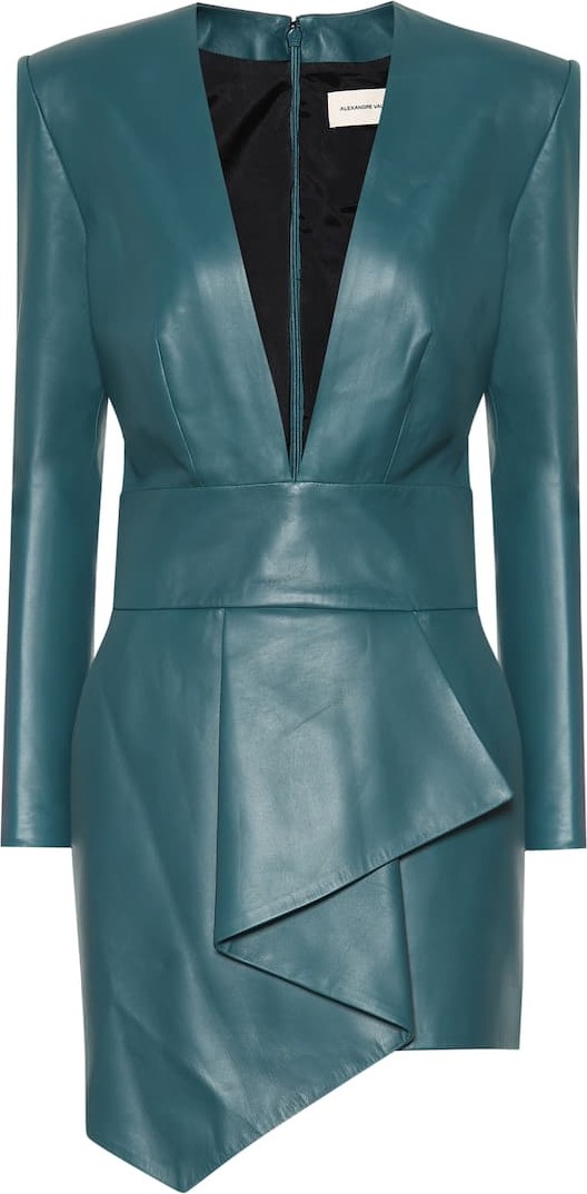 Alexandre Vauthier Leather minidress