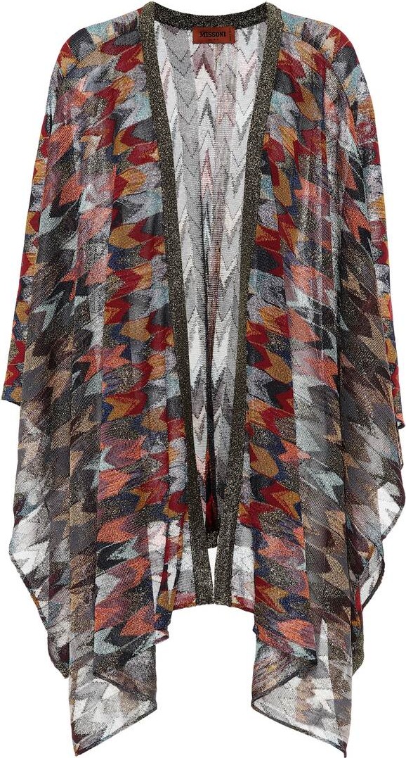 Missoni Metallic knit shawl