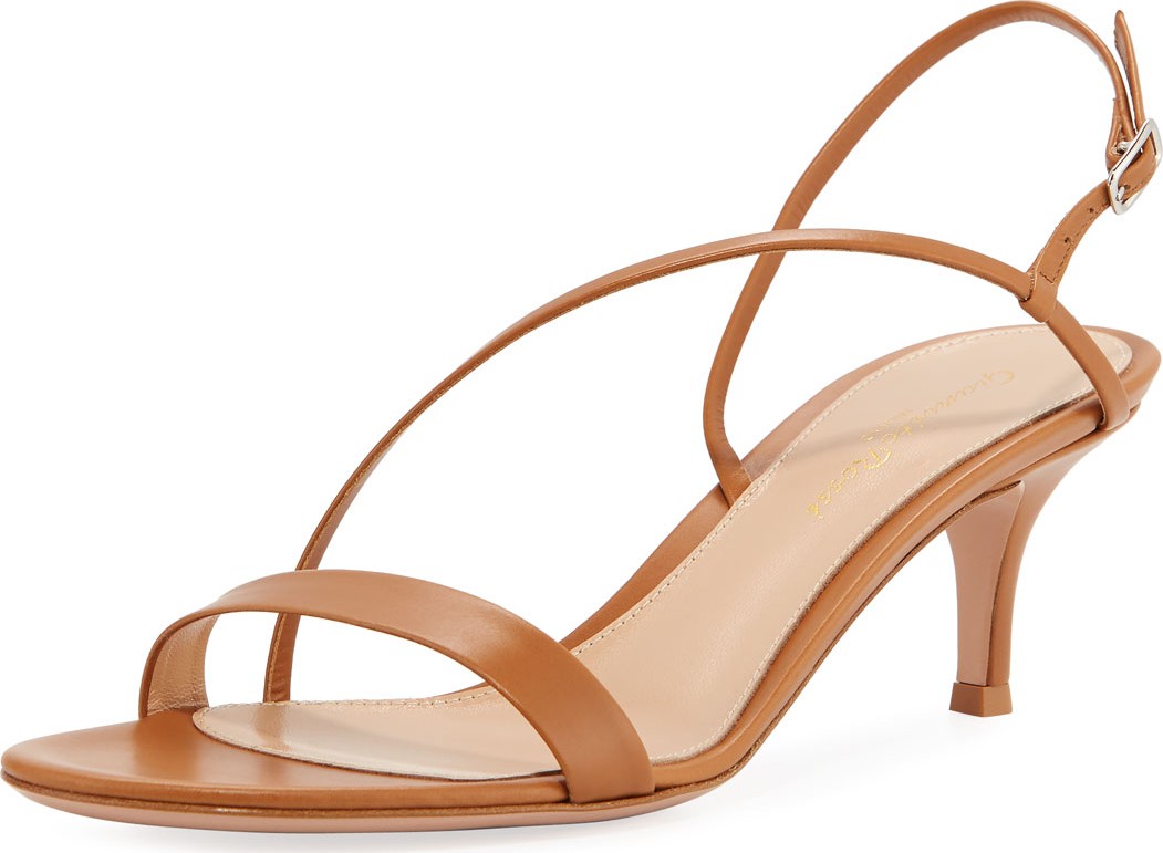 Gianvito Rossi Strappy Leather Slingback Sandals