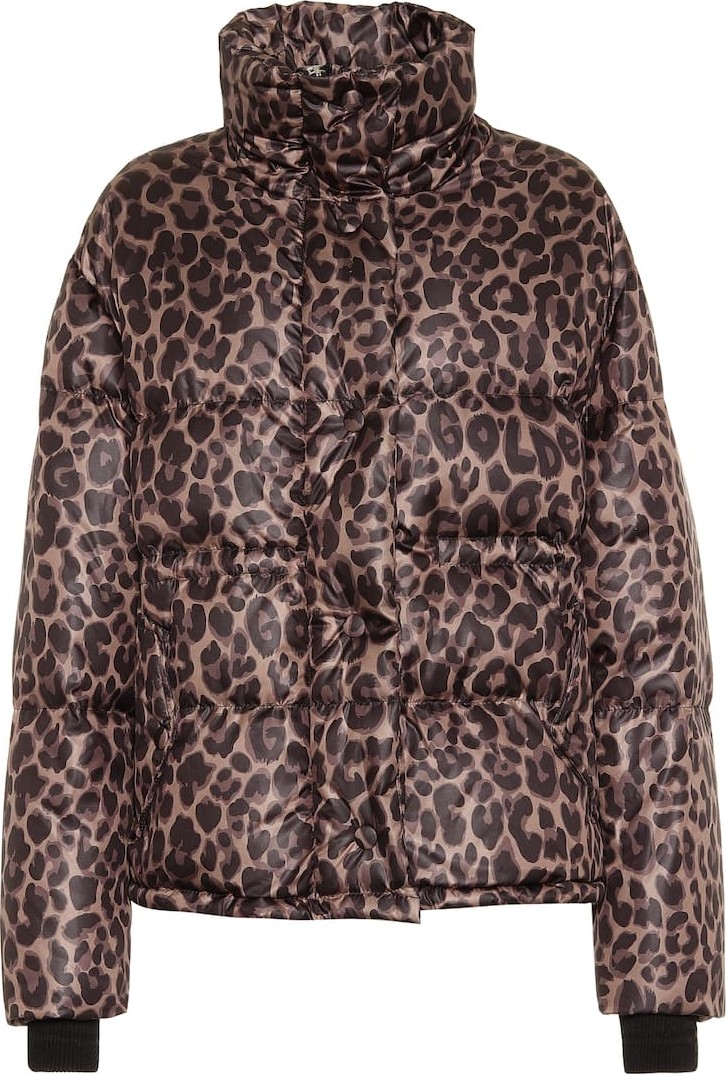 Golden Goose Deluxe Brand Yuri leopard-print down jacket