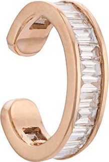 Anita Ko Rose Gold Baguette Diamond ear cuff