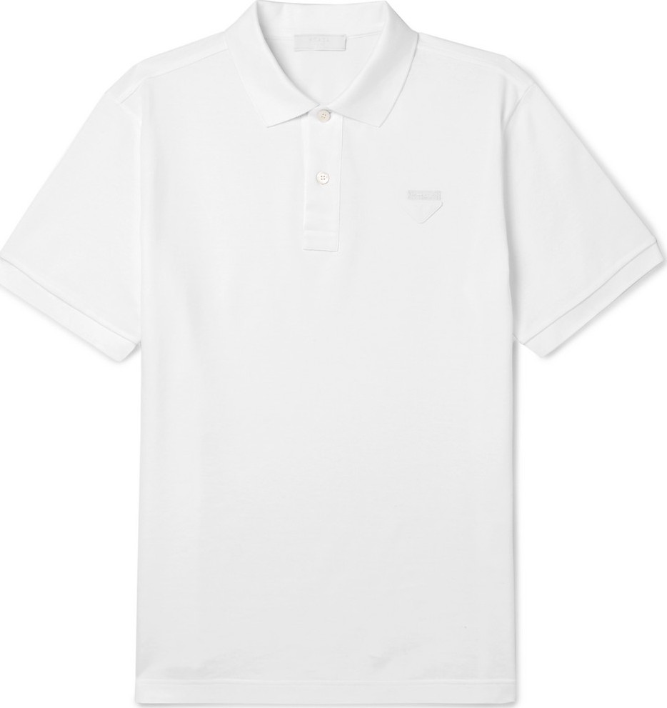 Prada Slim-Fit Cotton-Piqué Polo Shirt