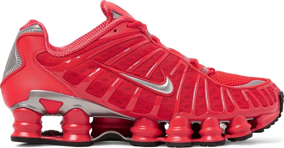Nike Shox TL Mesh and Rubber Sneakers