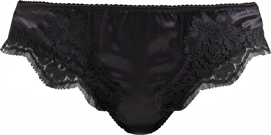 Dolce & Gabbana Chantilly-lace and silk-blend satin briefs