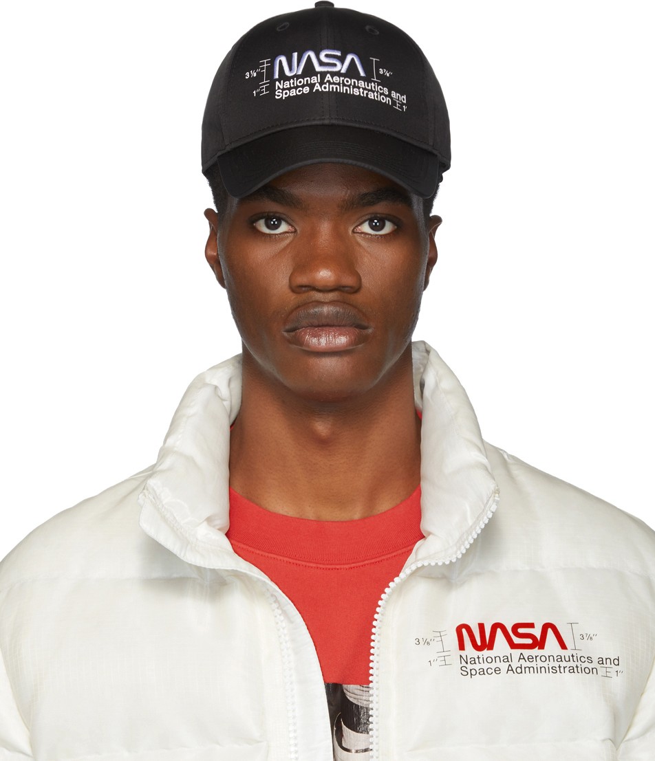 Heron Preston Black Embroidered Logo Cap