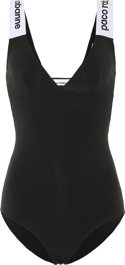 Paco Rabanne Logo swimsuit