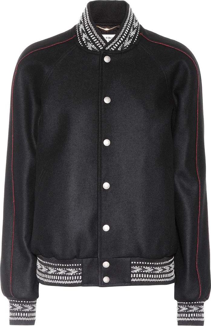 Saint Laurent Wool varsity jacket