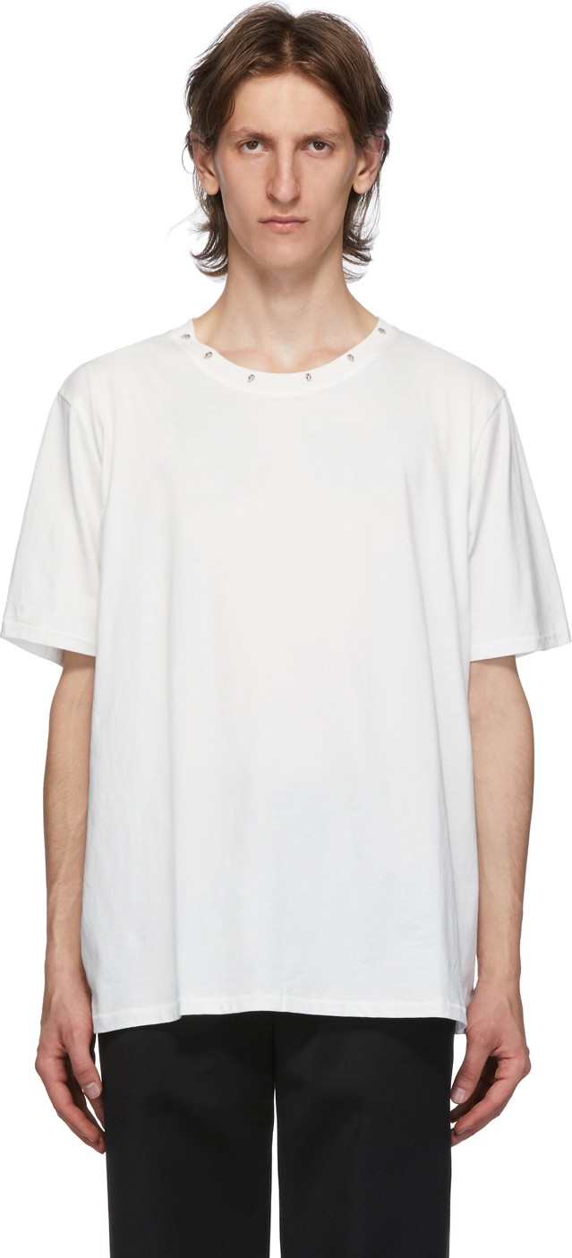 Stolen Girlfriends Club White Skull Stud T-Shirt