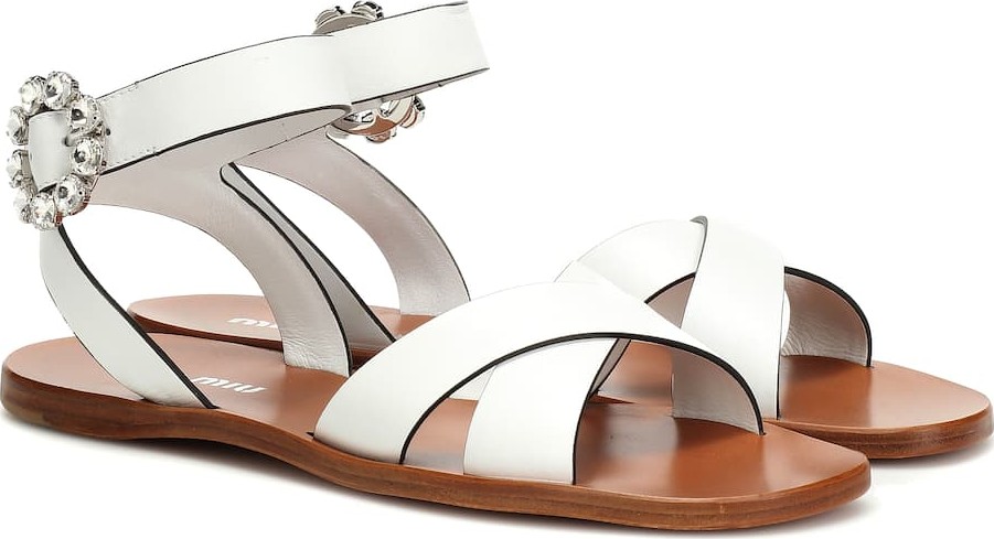 Miu Miu Leather sandals