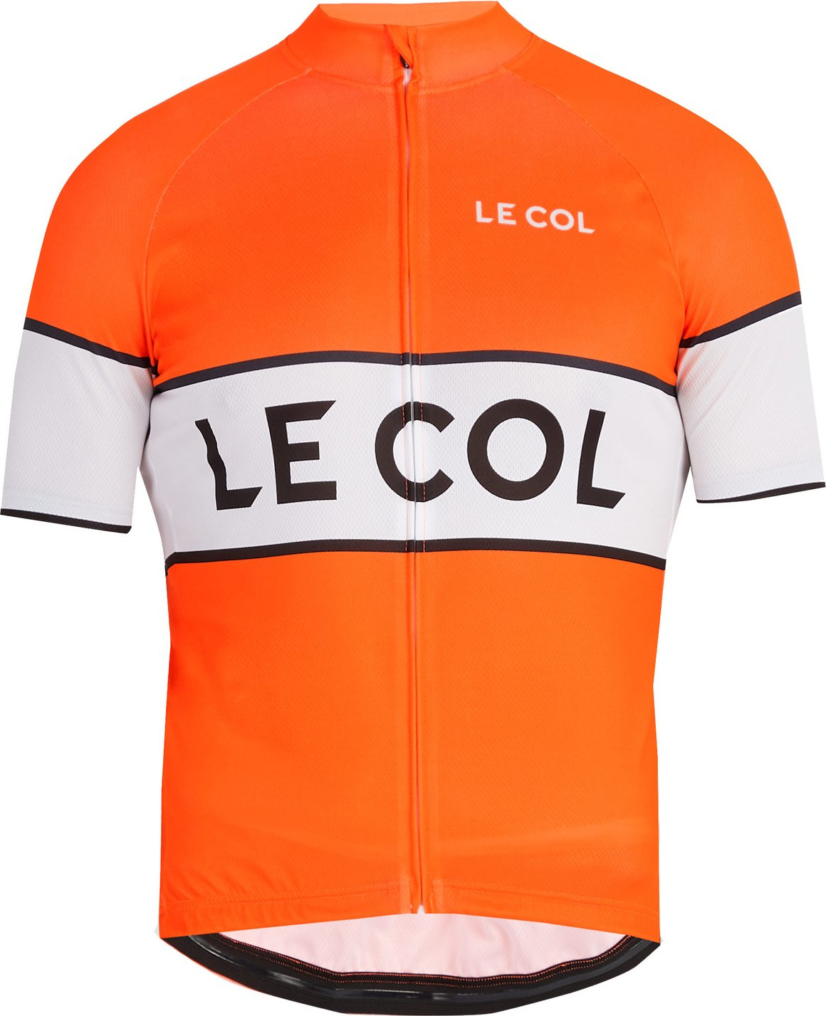 Le Col Arancia zip-through cycling top