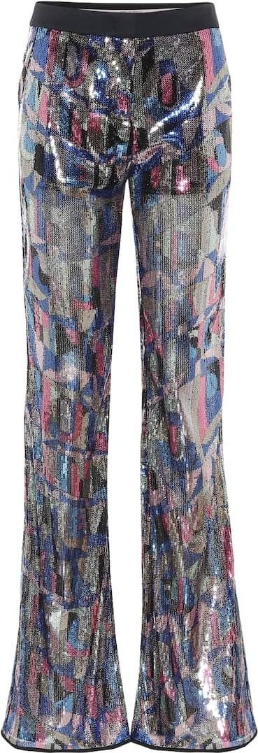 Emilio Pucci Sequined flared pants