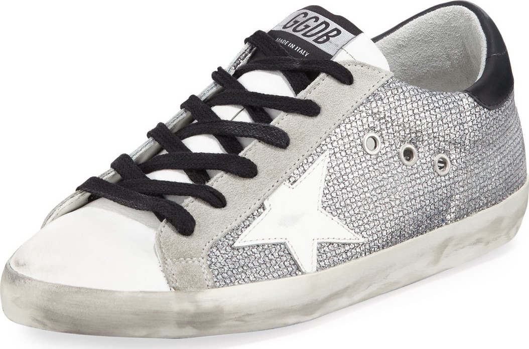 Golden Goose Deluxe Brand Superstar Sparkle Low-Top Sneakers
